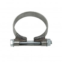 Exhaust clamp, stainless steel, 68 mm inner diameter
