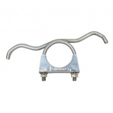 Exhaust clamp with mounting brackets, Volvo S70, V70, 54mm