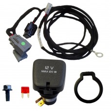 12V plug connector set, trunk, Original, Volvo S80, V40, V60, V70, XC60, XC70, part.nr. 31435603