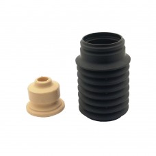 Dust cover and rubber buffer set, shock absorber front, Volvo 440, 460, 480, part.nr. 3410738, 3445295