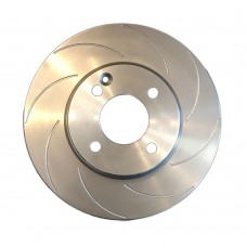 Front performance brake disc, slotted, 11 inch, Mini R55, R56, R57, R58, R59, One, Cooper, Cooper SD, part.nr. 34116858651, 34116774985