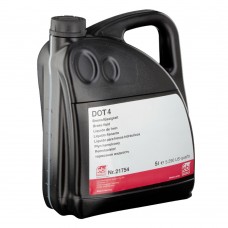 DOT 4 brake fluid, OE-Quality, 5L container.