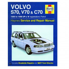 Haynes workshop manual book, Volvo C70, S70, V70-I, model  year 1996-1999