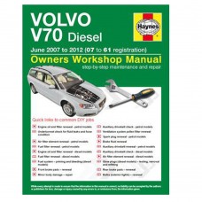 Haynes workshop manual book, Volvo V70-III Diesel, model year 2007-2012
