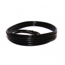 Silicone vacuum hose, 4mm inner diameter, black, red or blue